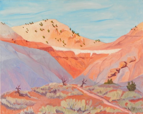 Ghost Ranch Badlands  by Wilson Crawford by Cate Crawford and Wilson Crawford