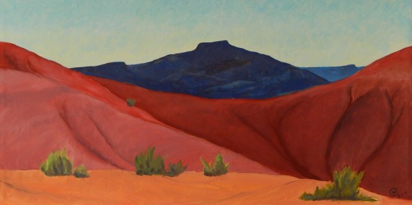 Pedernal from Ghost Ranch  by Wilson Crawford by Cate Crawford and Wilson Crawford