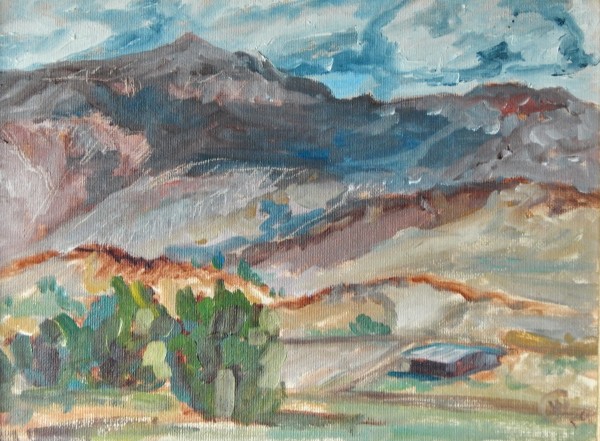 Looking East Towards McCullough Peaks  by Wilson Crawford by Cate Crawford and Wilson Crawford