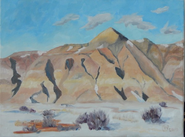 Winter at Fossil Butte  by Wilson Crawford by Cate Crawford and Wilson Crawford