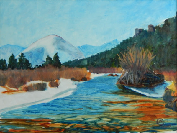 Early Spring on the St.Vrain  by Wilson Crawford by Cate Crawford and Wilson Crawford