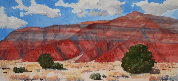 Ghost Ranch Red Hills  by Wilson Crawford by Cate Crawford and Wilson Crawford