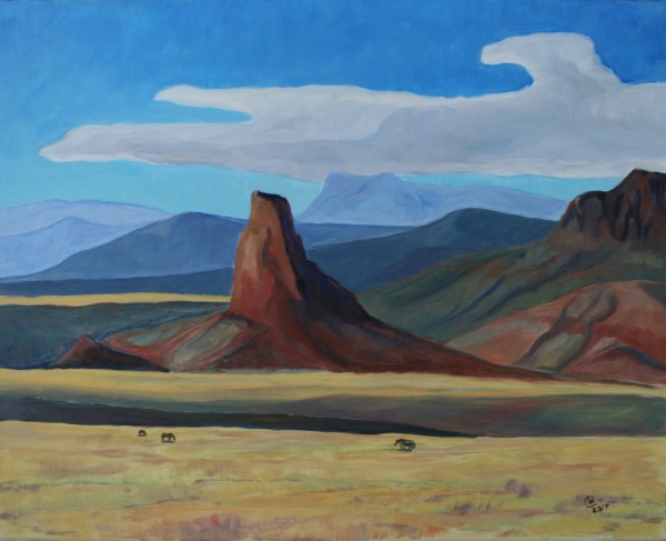 Castle Rock Late Summer  by Wilson Crawford by Cate Crawford and Wilson Crawford