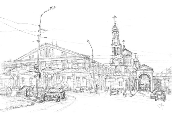 Rostov central market by Evgeny Bondarenko