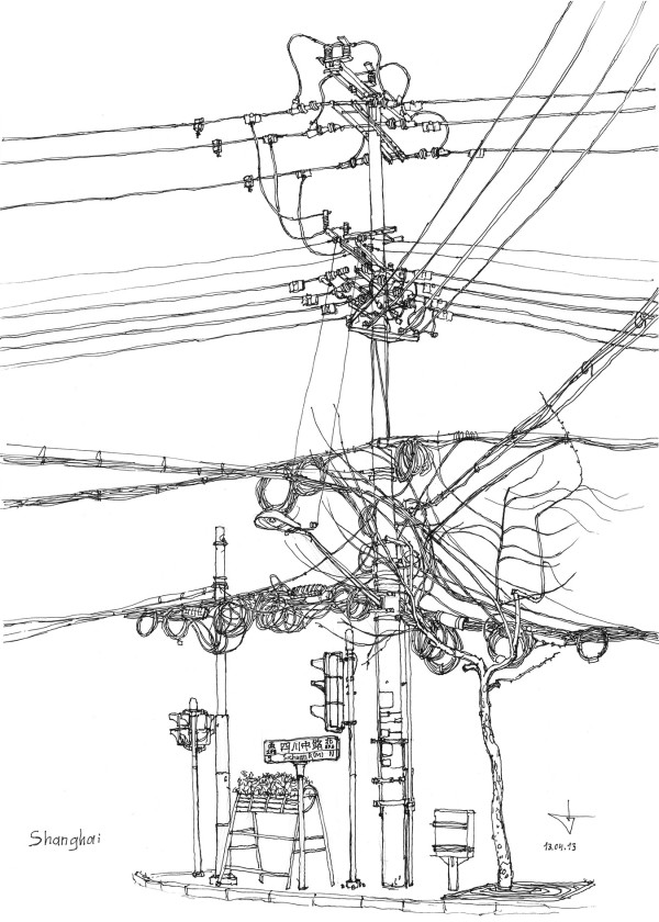 Cables 2 by Evgeny Bondarenko