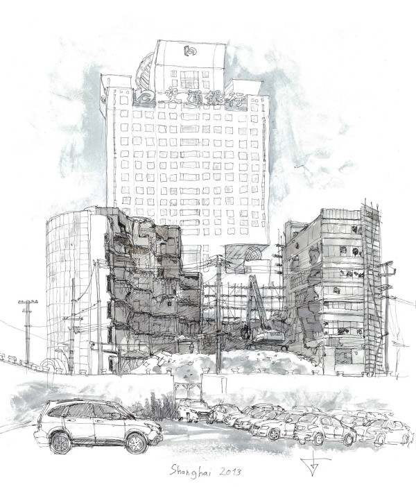 Building destroy by Evgeny Bondarenko