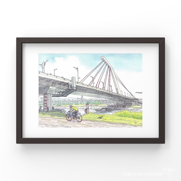 36 views to Taipei 101. Dazhi Bridge by Evgeny Bondarenko
