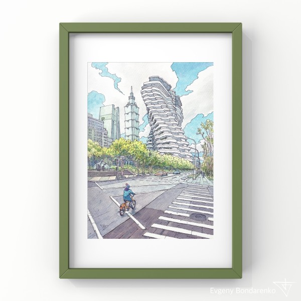 36 views to Taipei 101. Agora Garden by Evgeny Bondarenko