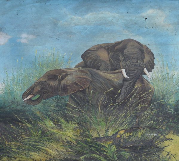 Deux elephants. by Mavinga