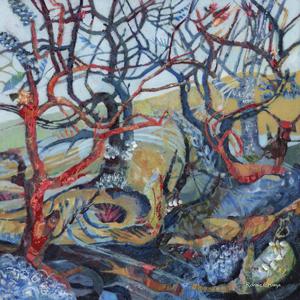 Red Tree by Ronnie Cruwys
