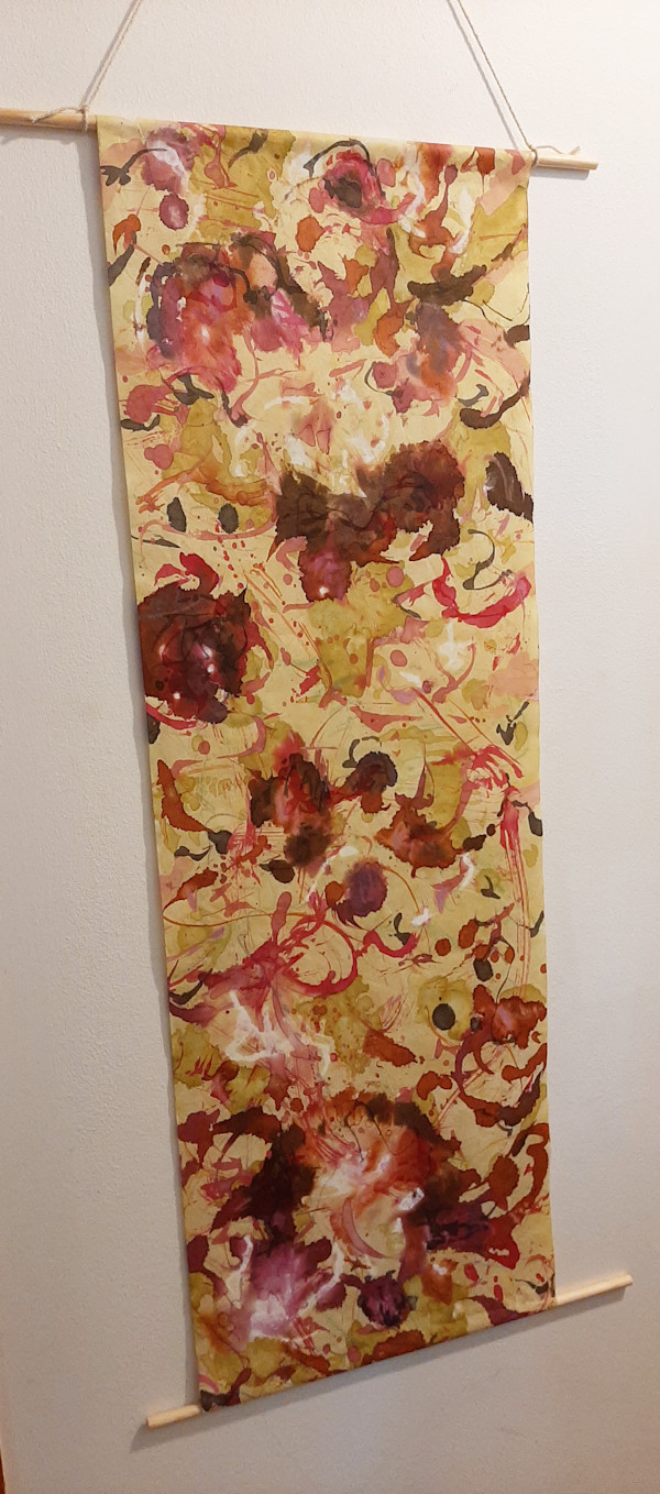 Wall Hanging No 6 - Plum Blossom by Ronnie Cruwys
