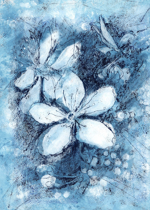 Blue Damson by Ronnie Cruwys