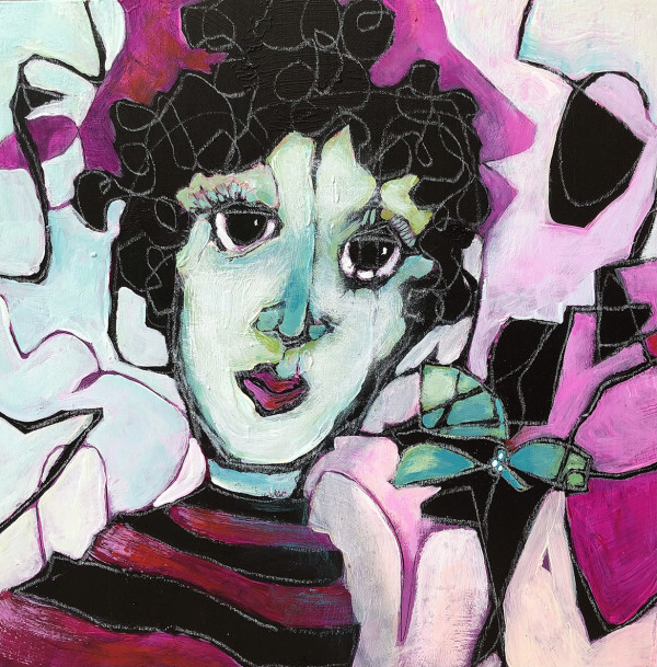 HER SOULFUL EYES 7 by Dana Brock