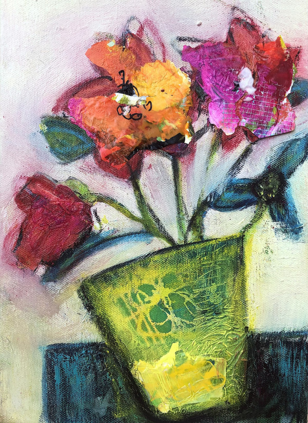 QUIRKY BUD VASE 9 by Dana Brock