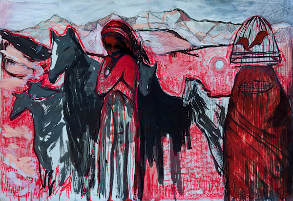 The Red Bead Woman