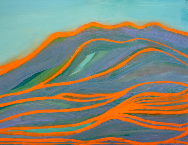 THE MOUNTAIN (around which I walk is my heart) no.1 by Greta McMahon