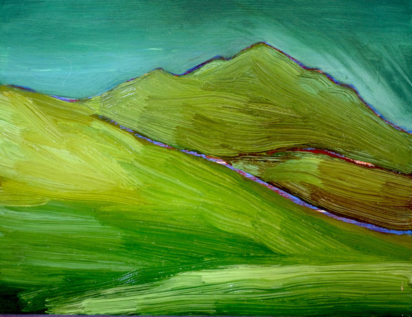 THE MOUNTAIN (around which I walk is my heart) no.7 by Greta McMahon