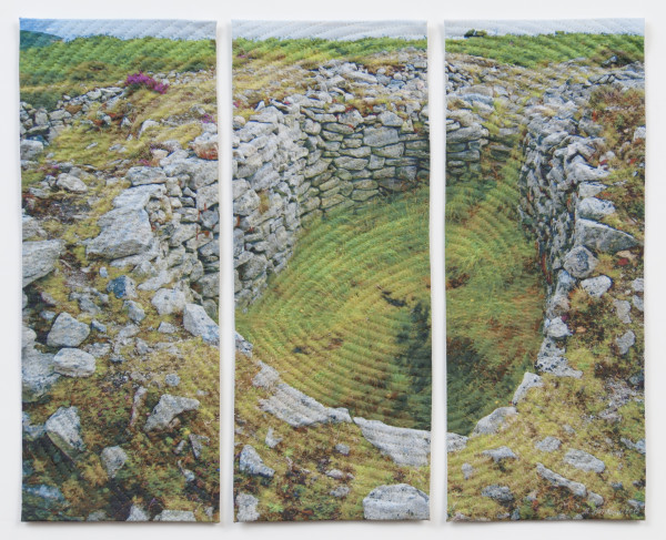 Old Stones Triptych by Marilyn Henrion