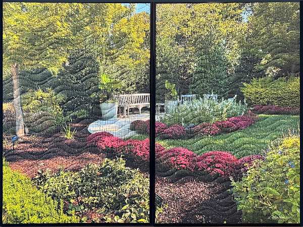 Dallas Arboretum Diptych by Marilyn Henrion