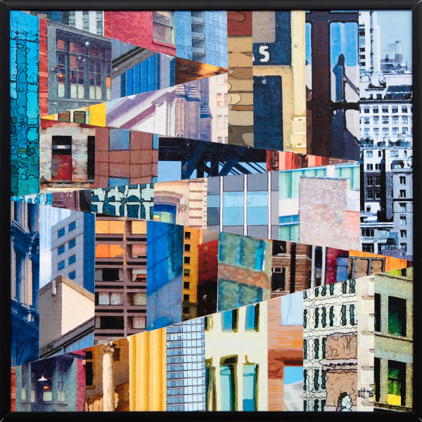 Patchwork City 11 by Marilyn Henrion