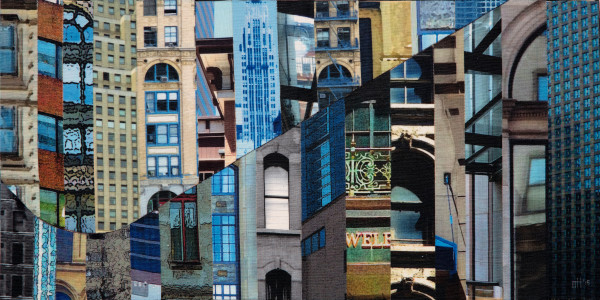 Patchwork City 17 by Marilyn Henrion