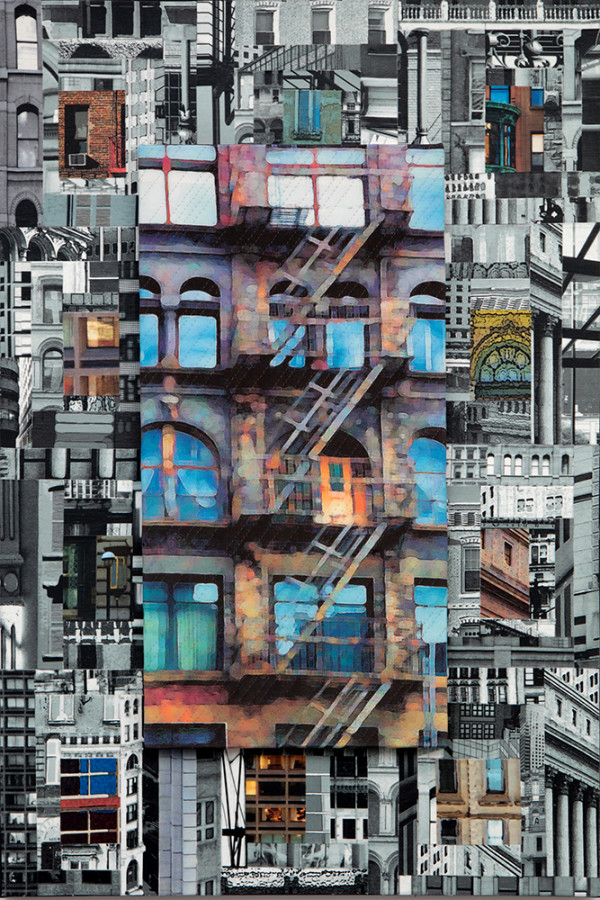 Patchwork City 29 by Marilyn Henrion