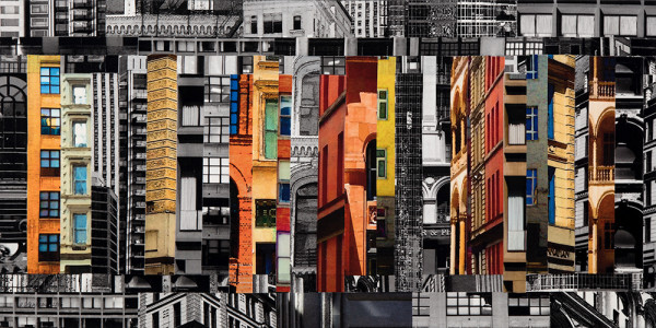 Patchwork City 61 by Marilyn Henrion