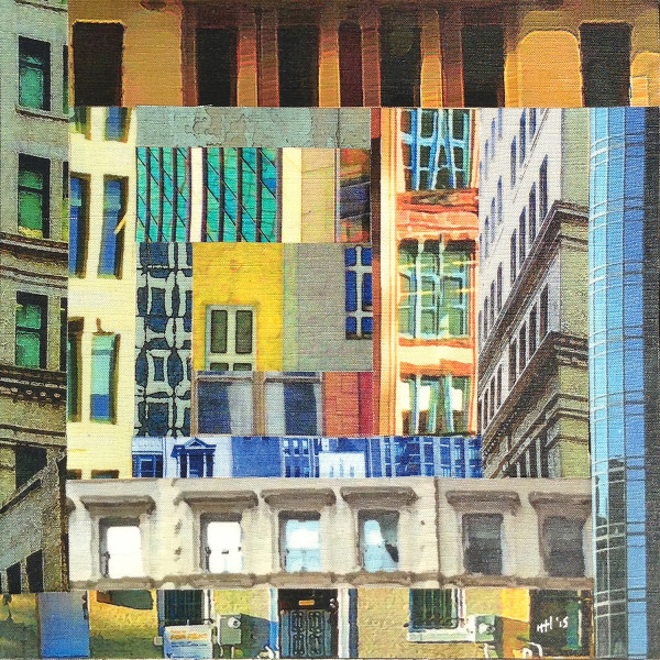 Patchwork City 9 by Marilyn Henrion