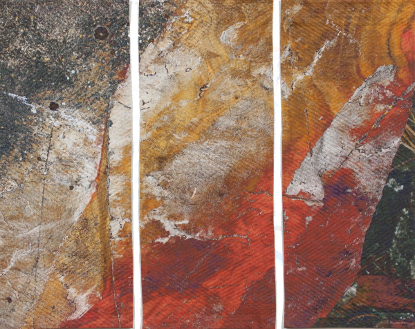 Red Rock Triptych by Marilyn Henrion