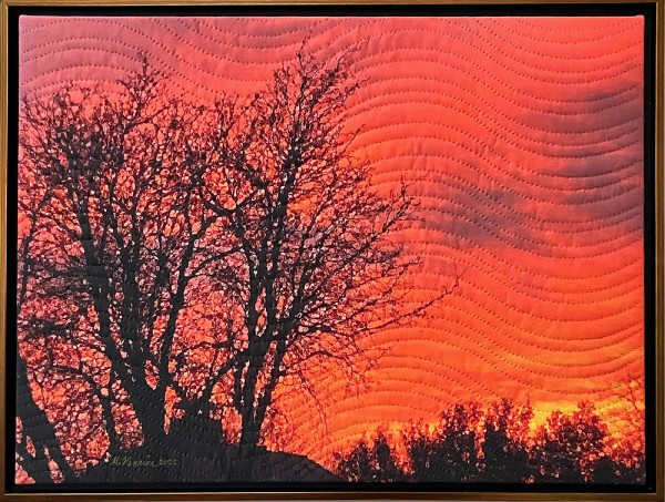 Winter Sunset- Plano by Marilyn Henrion