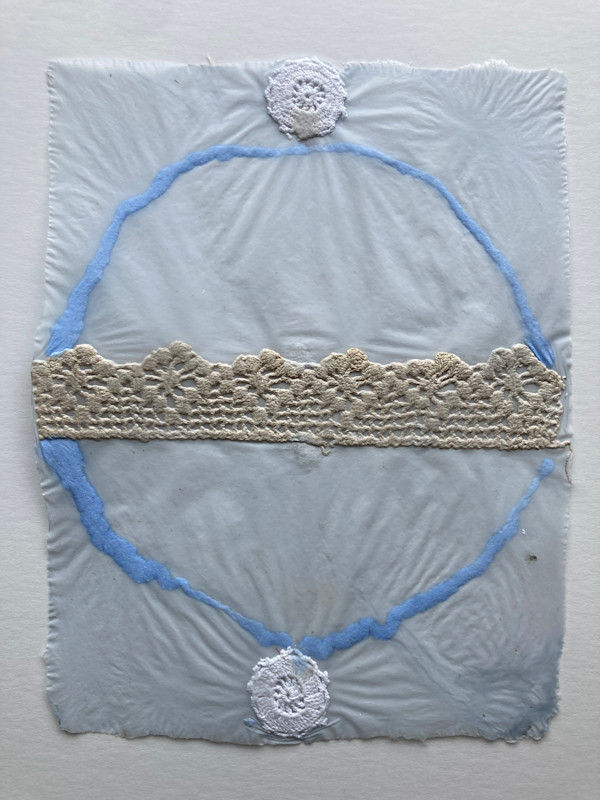 Blue Textile I by Ann Marie Kennedy