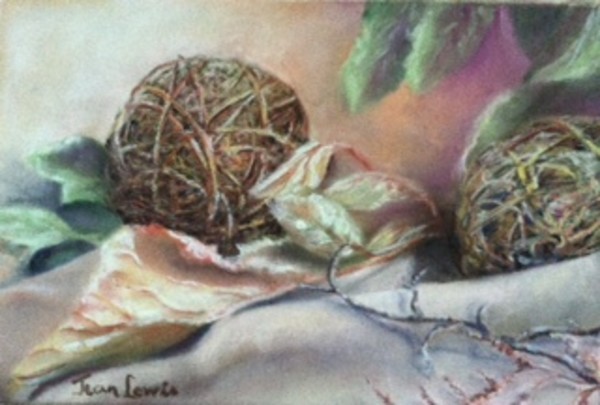Leaves with Grapevine Balls by Jean Lewis