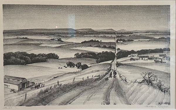 Oklahoma Landscape by Eugene Kingman