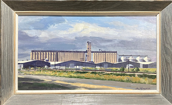 Towering Silos by Eugene Kingman
