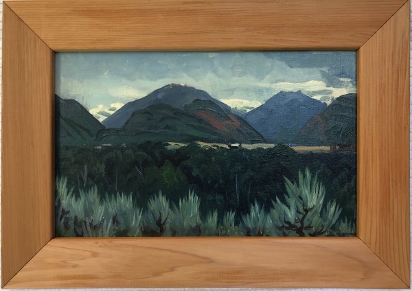 Mountains Near Aspen          c. 1959 by Eugene Kingman