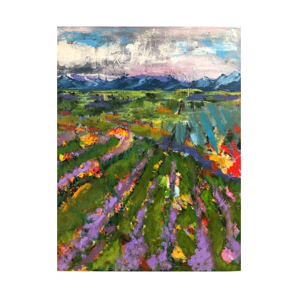 Lavender Fields by Carmen Duran