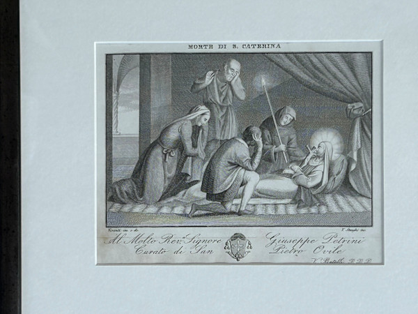 Morte di S. Caterina (Death of St. Catherine) by V. Stanghi