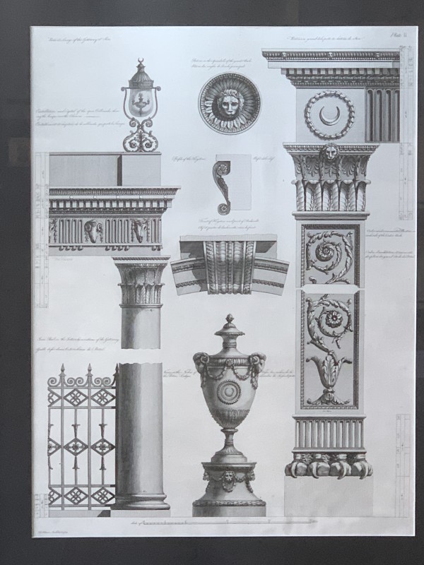 Sion House - Parts at Large of the Gateway by Robert Adam