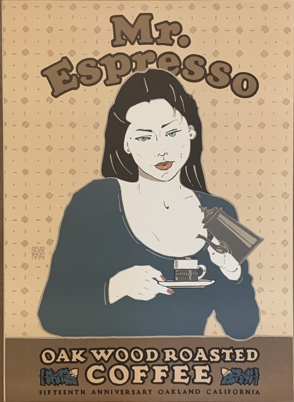 Mr. Espresso - Fifteenth Anniversary by David Lance Goines
