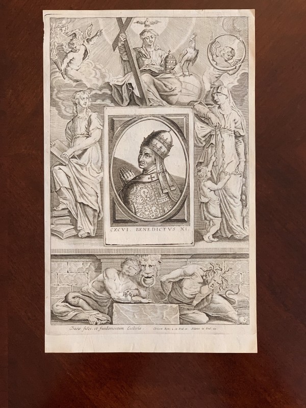 Benedictus XI by Cornelius Hazart
