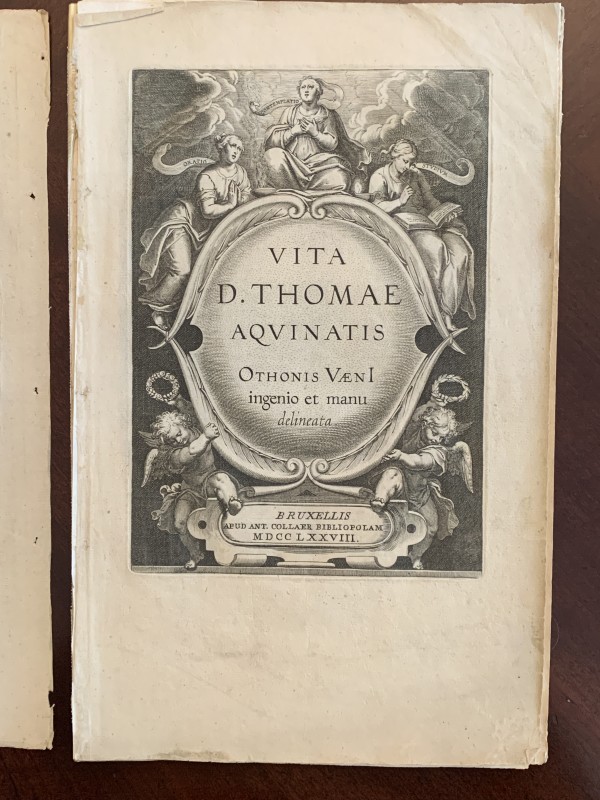 Vita d. Thomae Aquinatis by Otto Vaenius