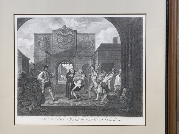O The Roast Beef of Old England by William Hogarth