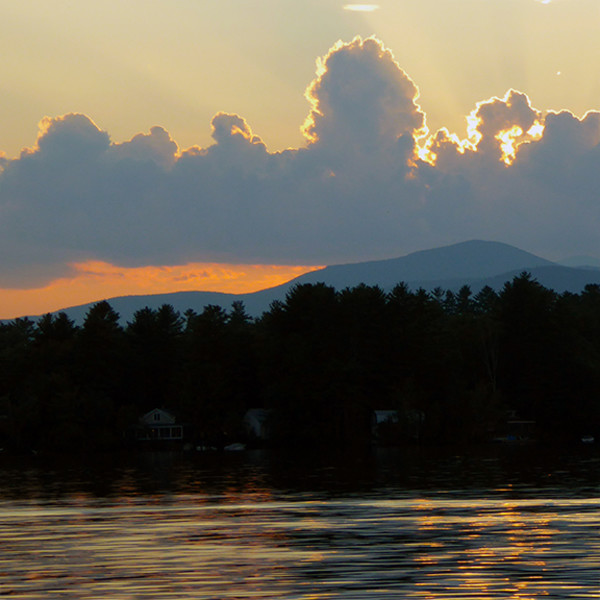 Sunset Lake Kezar by Ann Tracy