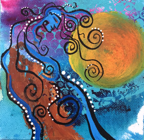 Tumbling Warmth 4/20 by Evelyn Dufner
