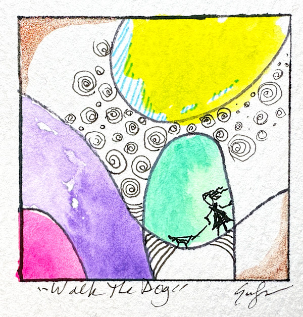 Walk The Dog by Evelyn Dufner