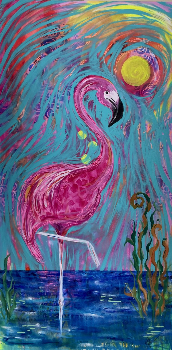 Flaming-O by Evelyn Dufner