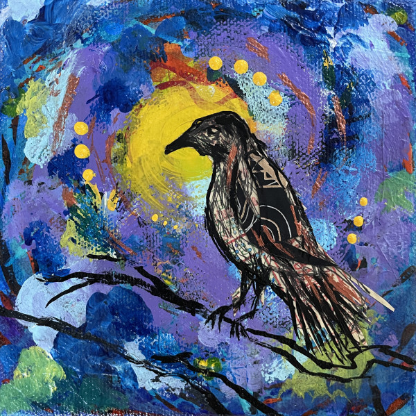 Raven (paper) by Evelyn Dufner