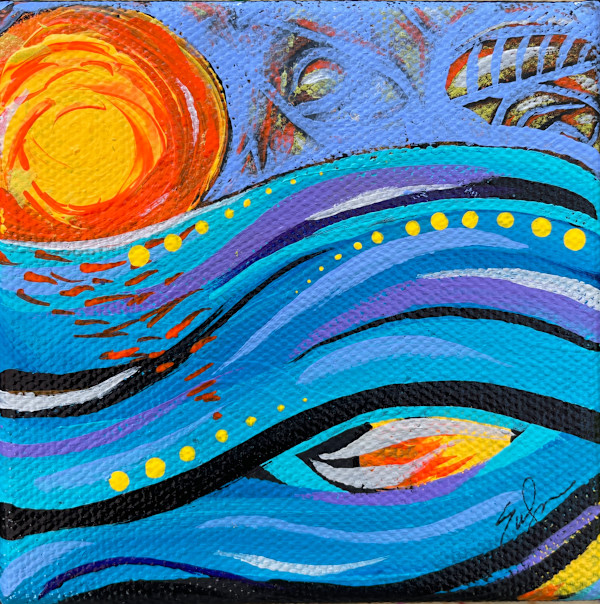 Wavy 8x8 Archival Print 1/30 by Evelyn Dufner