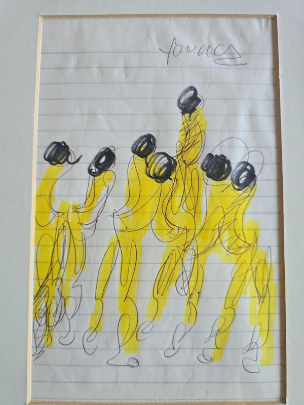 Unknown (Dancers) by Purvis Young, Image 1.