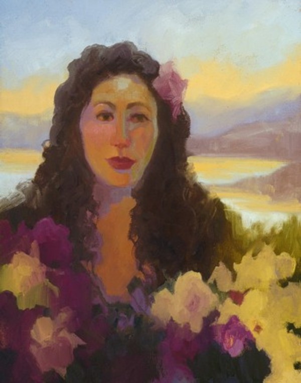 Untitled Figure with Flowers (2009)